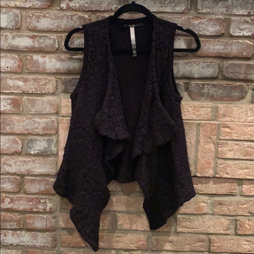 Kenzie Black Sweater Vest